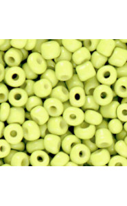 Seed beads 6/0 (4mm) Lime yellow